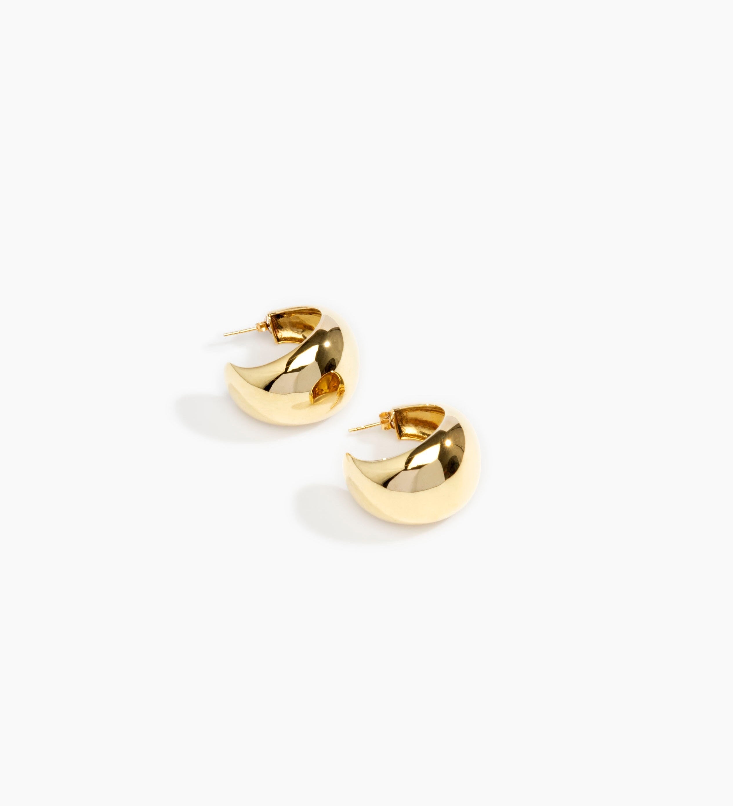 LO Collections x ALEX AND TRAHANAS Large Chifferi Hoop Earrings Earrings in Nano-Coated Brass Material 