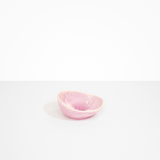 Dinosaur Designs Flow Dessert Bowl Bowls in Shell Pink color resin