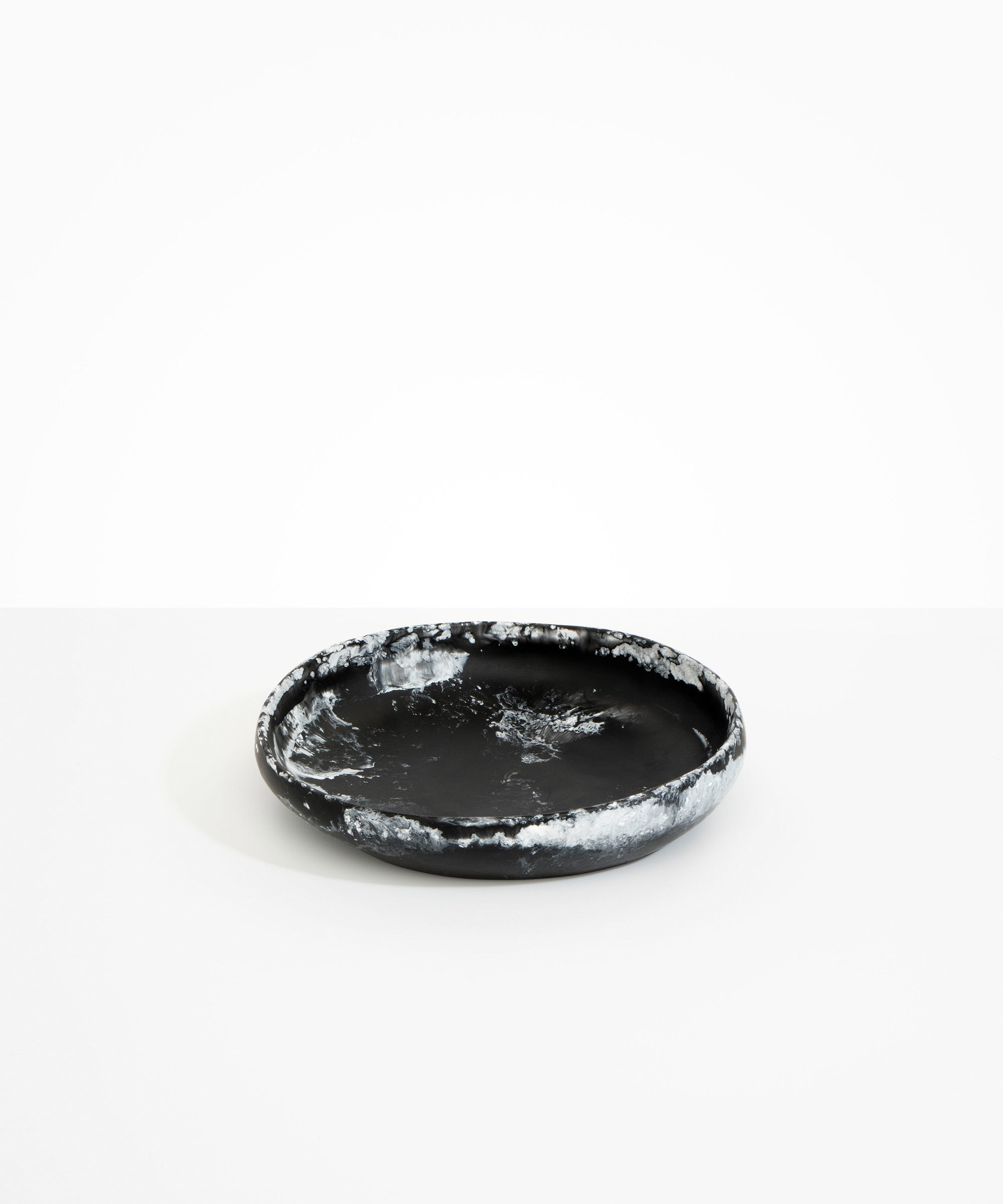 Dinosaur Designs Medium Earth Bowl Bowls in Black Marble color resin