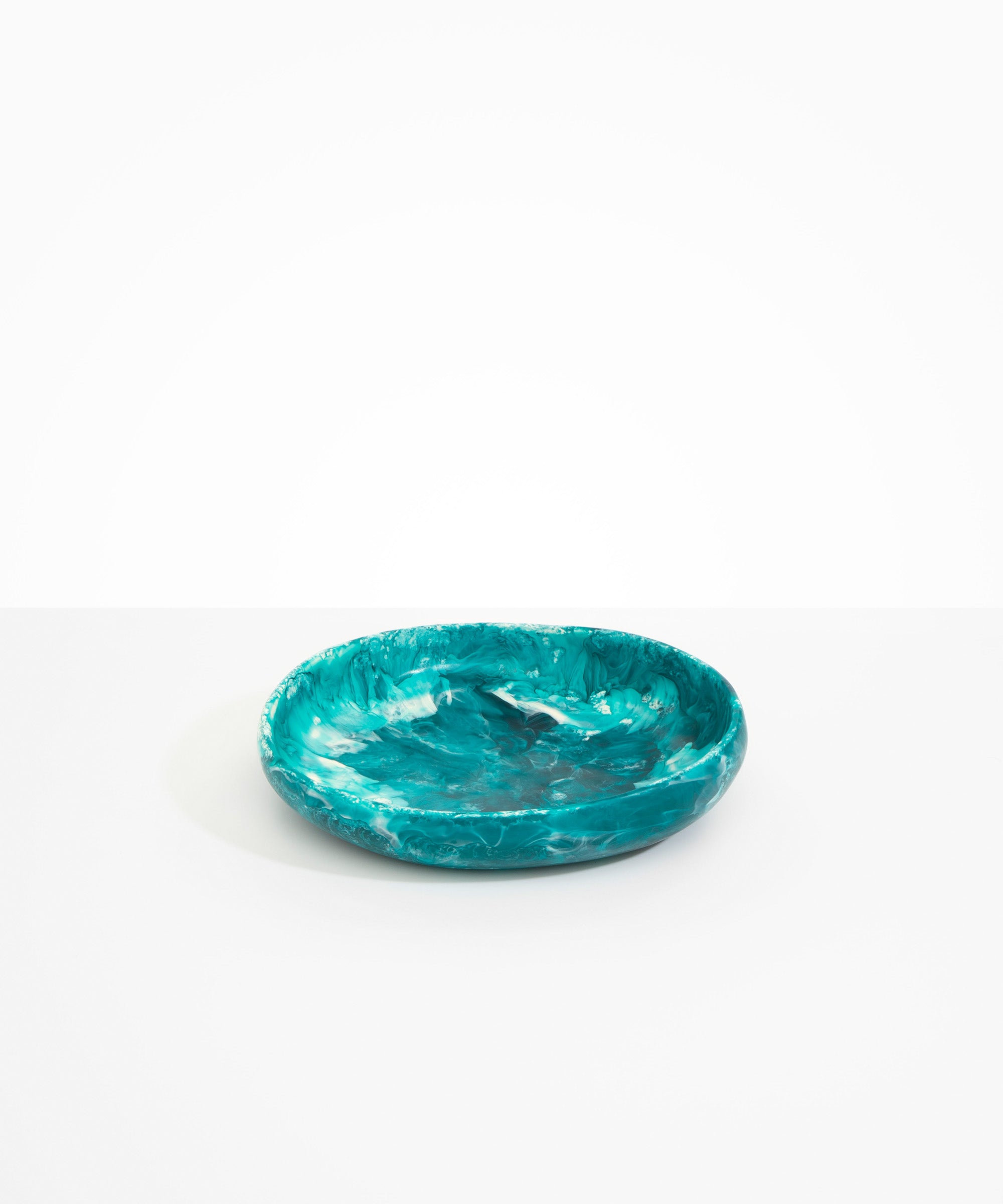 Dinosaur Designs Medium Earth Bowl Bowls in Lagoon color resin