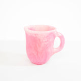 Dinosaur Designs Large Rock Jug Serving Pitchers & Carafes in Shell Pink color resin