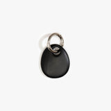 Dinosaur Designs Earth Keyring Keychains in Black color resin with Gunmetal Metal