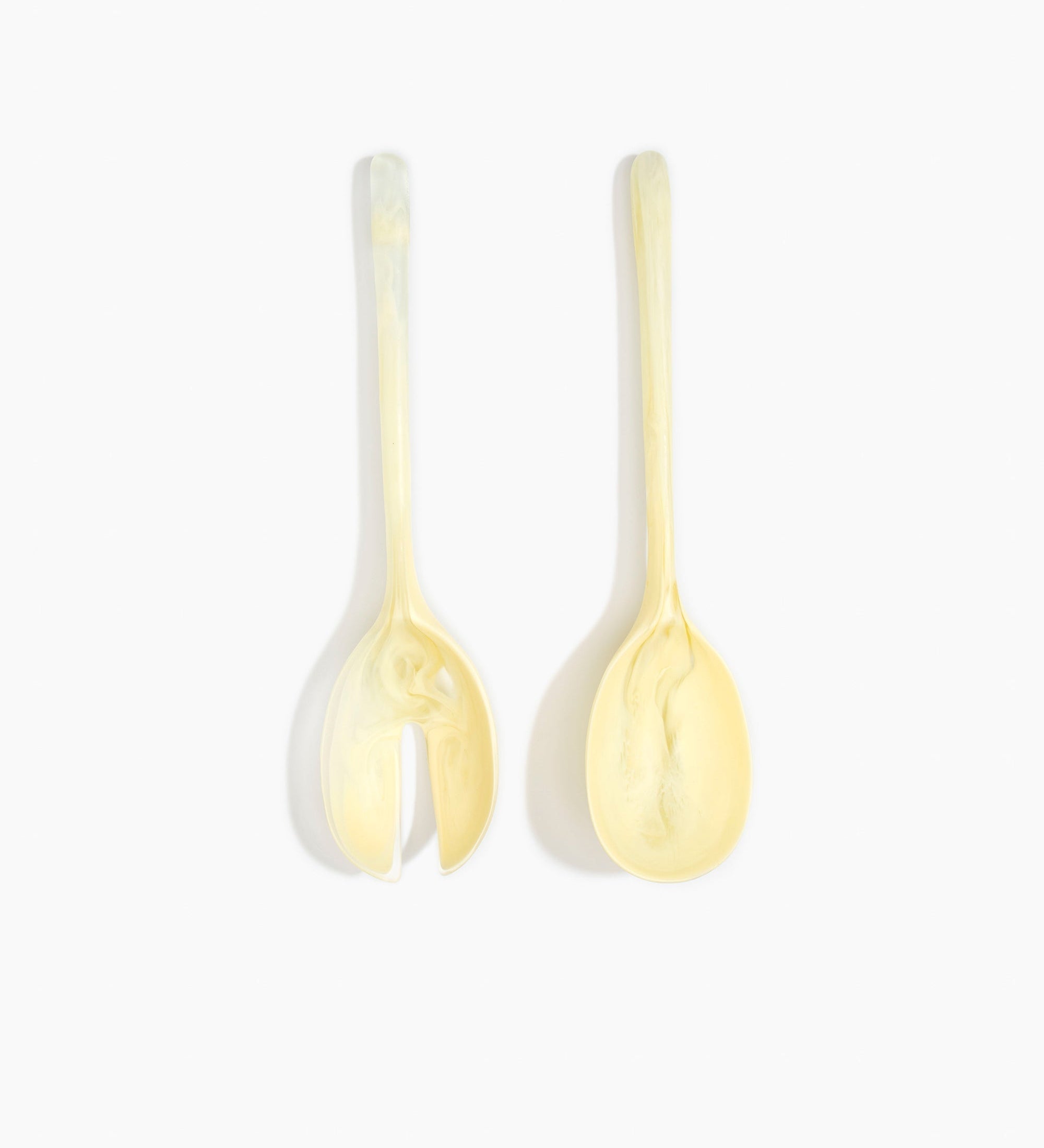 Dinosaur Designs Long Stone Servers Tableware in Lemon color resin