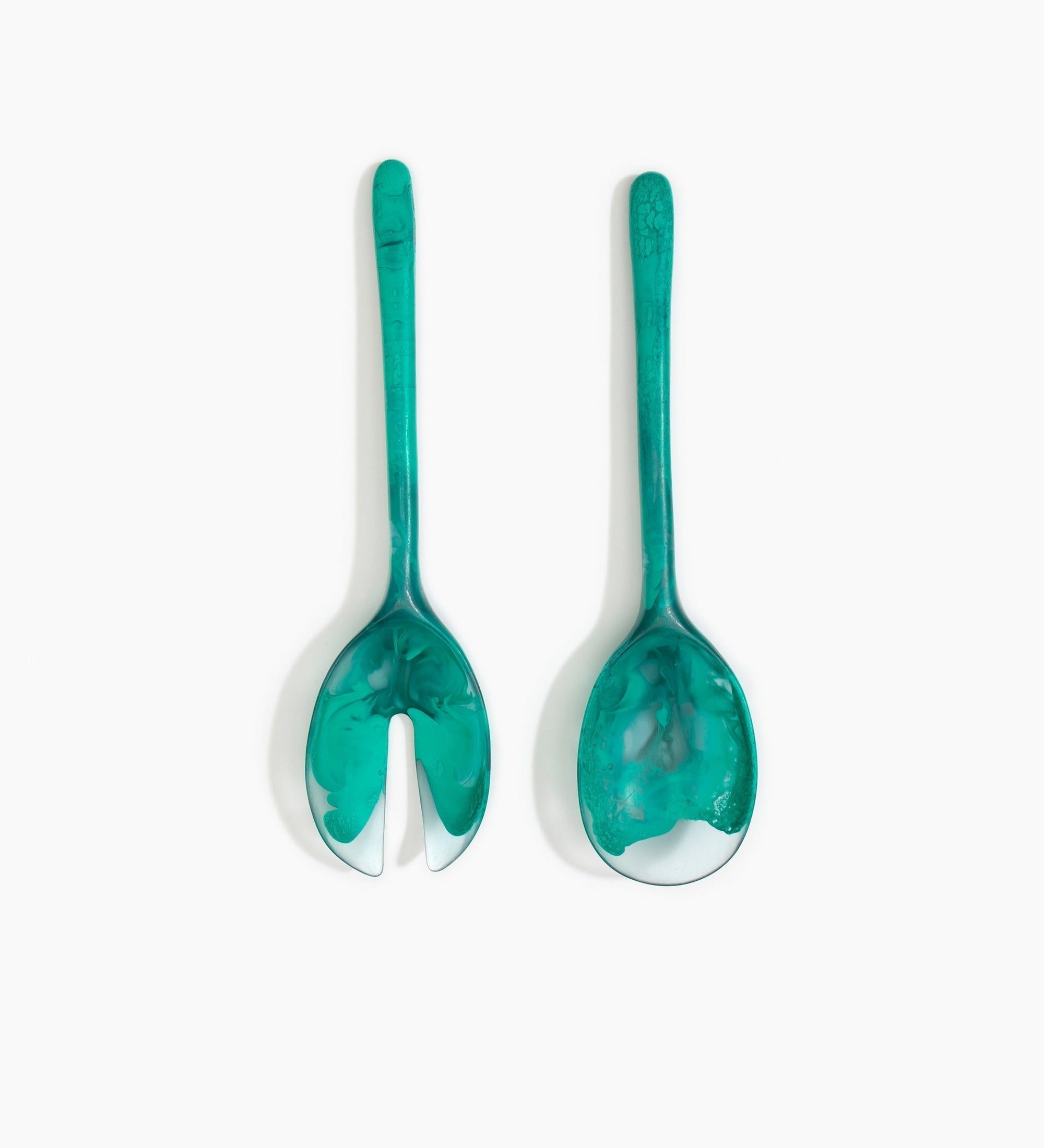 Dinosaur Designs Long Stone Servers Tableware in Mineral Swirl color resin