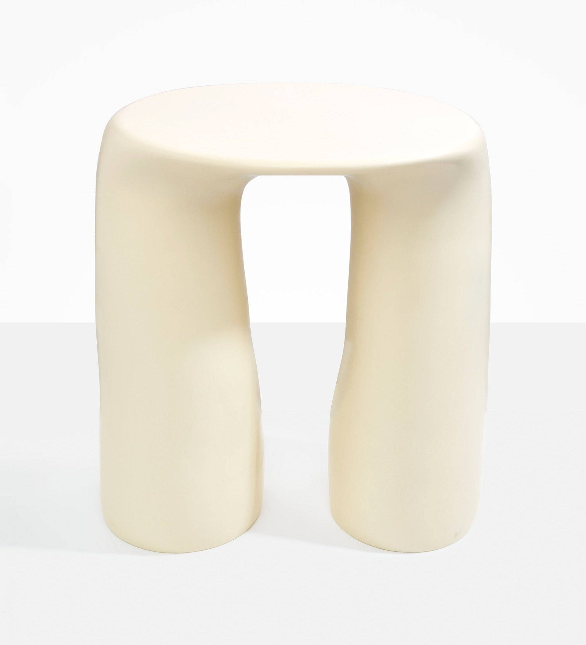 Dinosaur Designs Rock Tower Table End Tables in Cream color resin