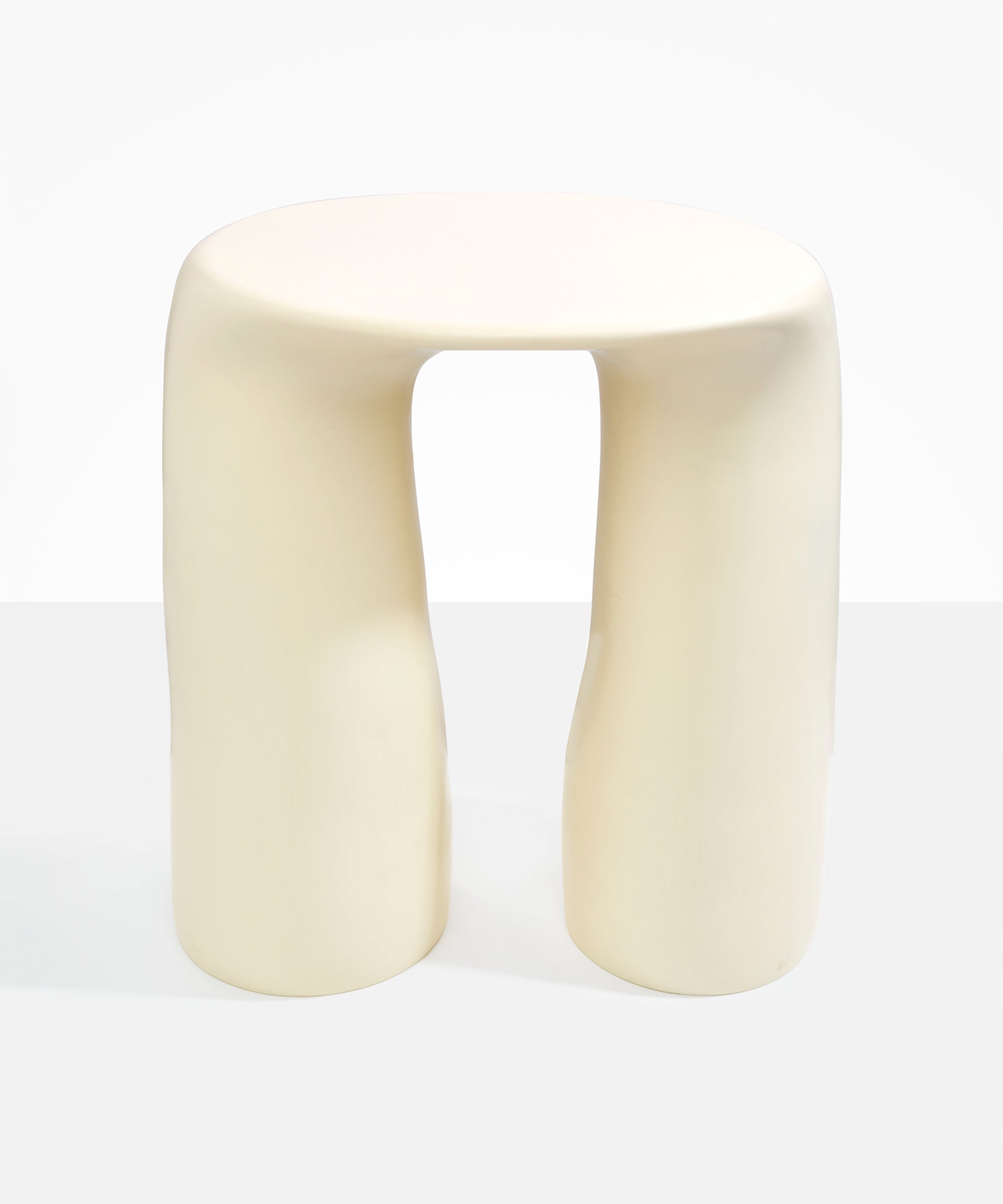 Dinosaur Designs Rock Tower Table End Tables in Cream color resin