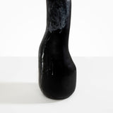 Dinosaur Designs Tall Studio Vase Vases in Black Marble color resin 