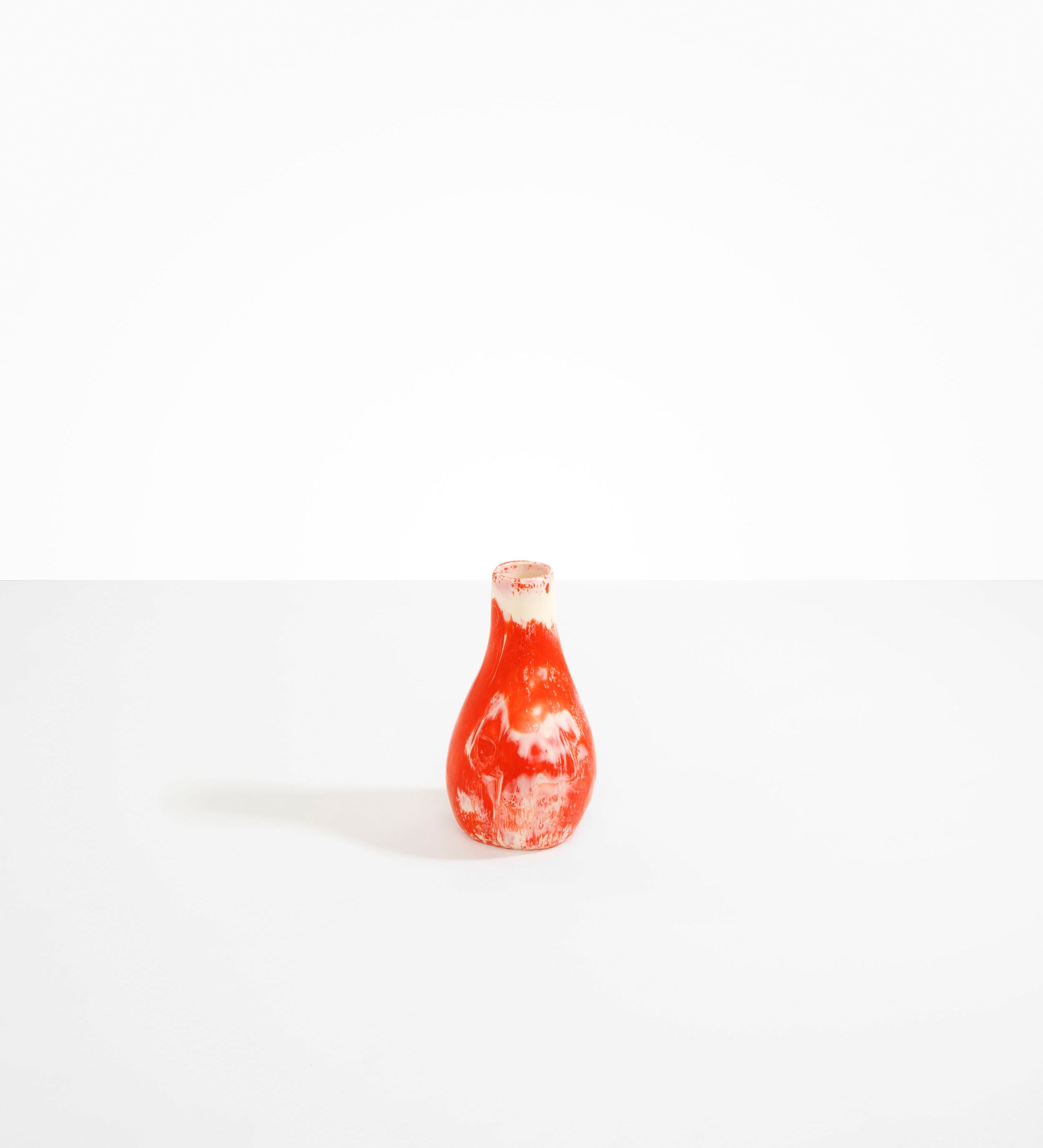 Dinosaur Designs Medium Liquid Vase Vases in Strawberry color resin