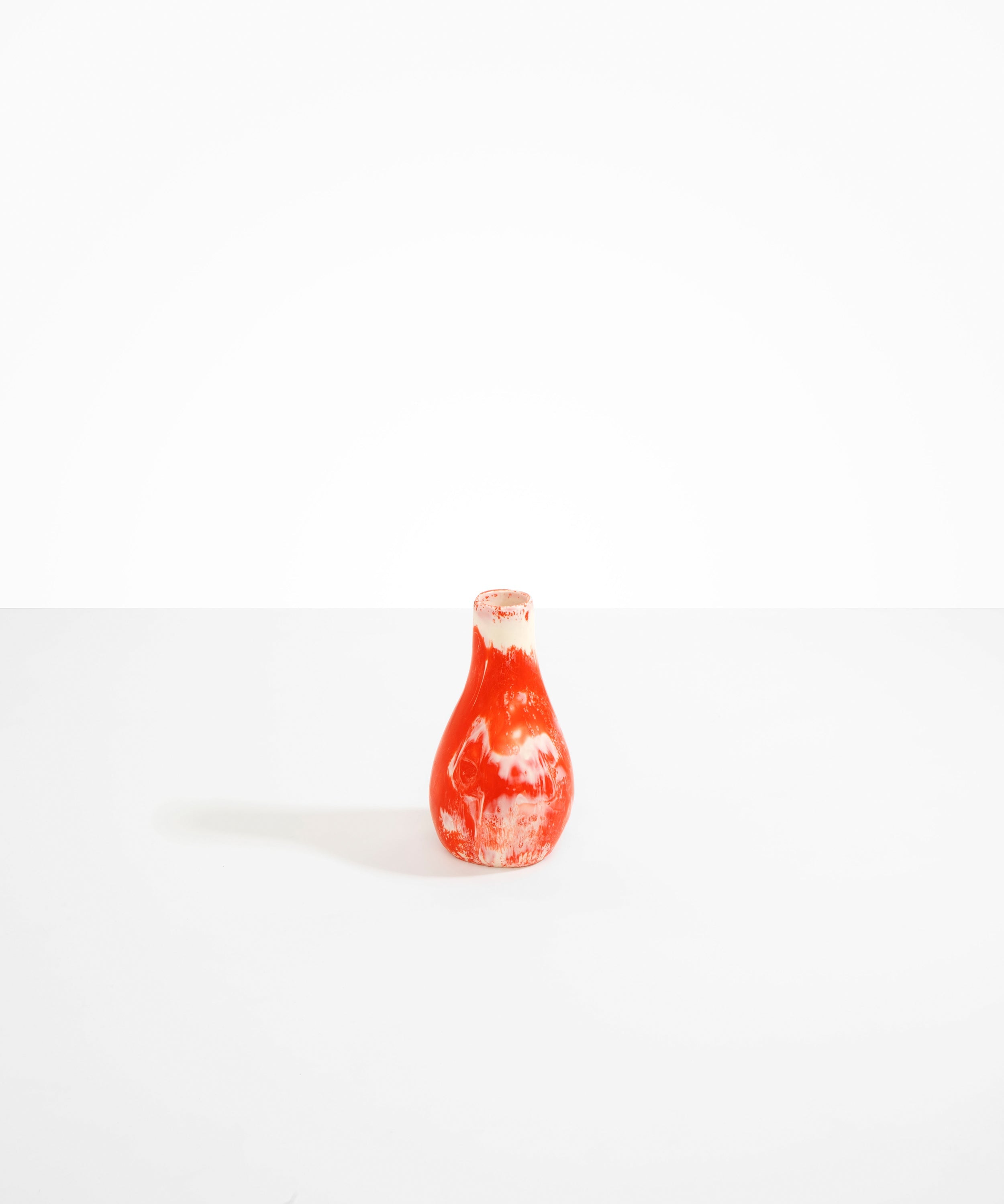 Dinosaur Designs Medium Liquid Vase Vases in Strawberry color resin