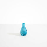 Dinosaur Designs medium sized Liquid vase in water blue color resin