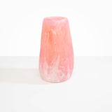 Dinosaur Designs Grand Pebble Vase Vases in Shell Pink color resin