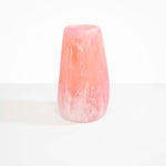 Dinosaur Designs Grand Pebble Vase Vases in Shell Pink color resin