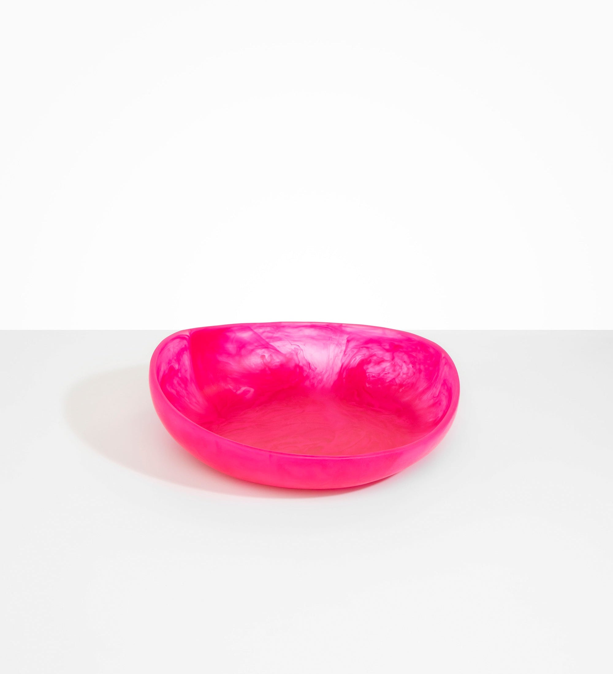 Dinosaur Designs Medium Flow Bowl Bowls in Flamingo color resin