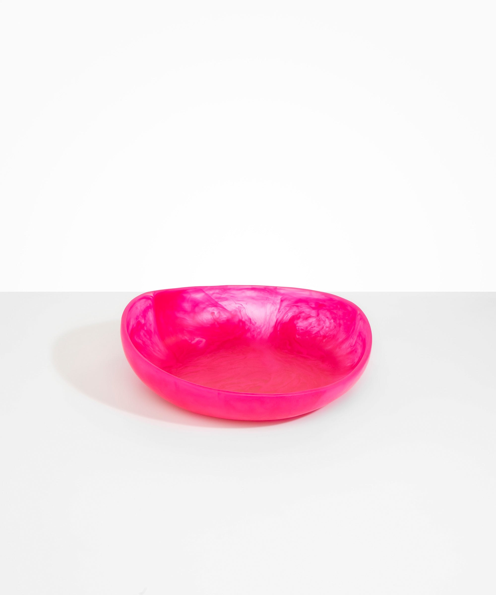 Dinosaur Designs Medium Flow Bowl Bowls in Flamingo color resin