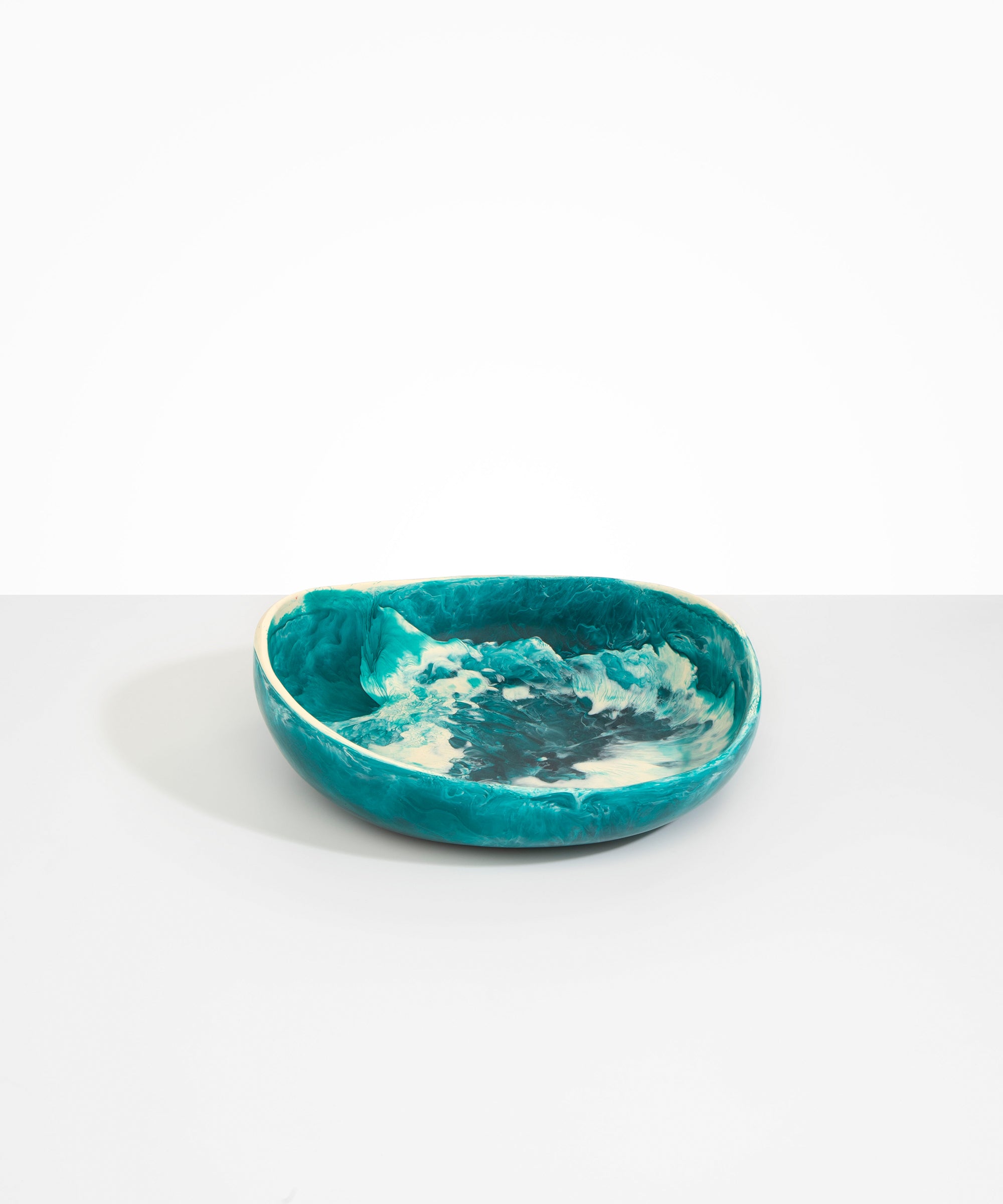 Dinosaur Designs Medium Flow Bowl Bowls in Lagoon color resin