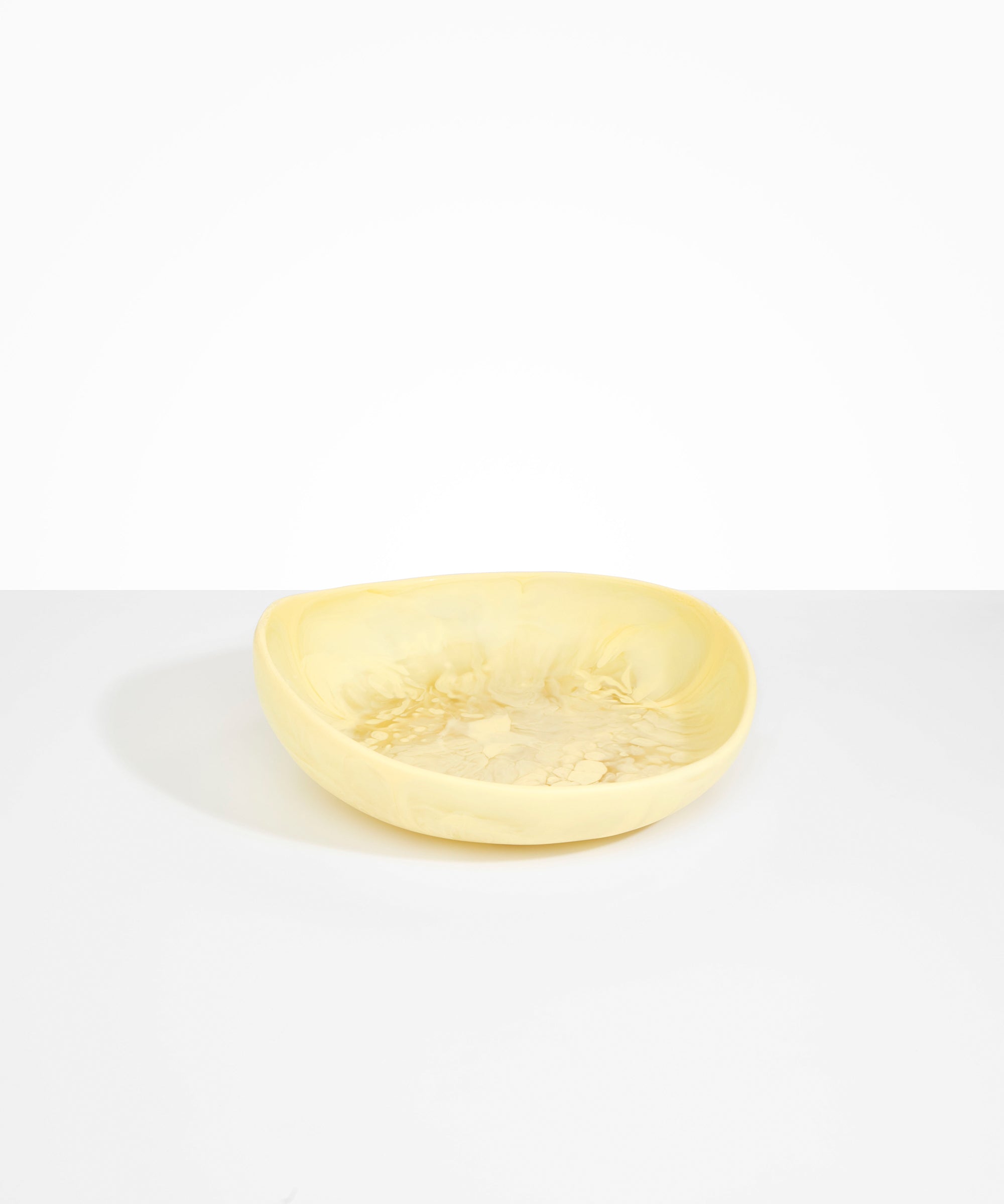 Dinosaur Designs Medium Flow Bowl Bowls in Lemon color resin