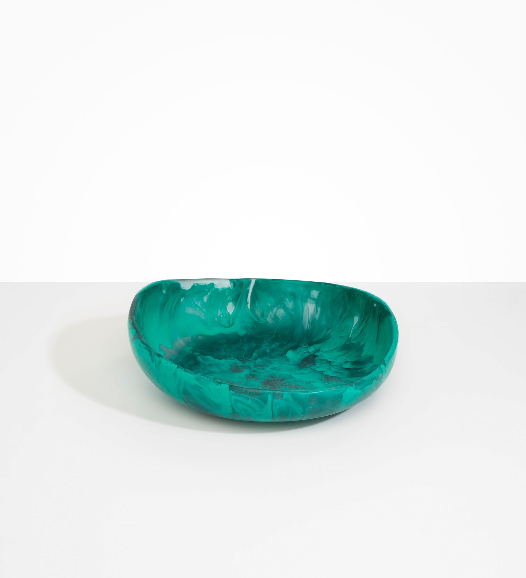 Dinosaur Designs Medium Flow Bowl Bowls in Mineral Swirl color resin