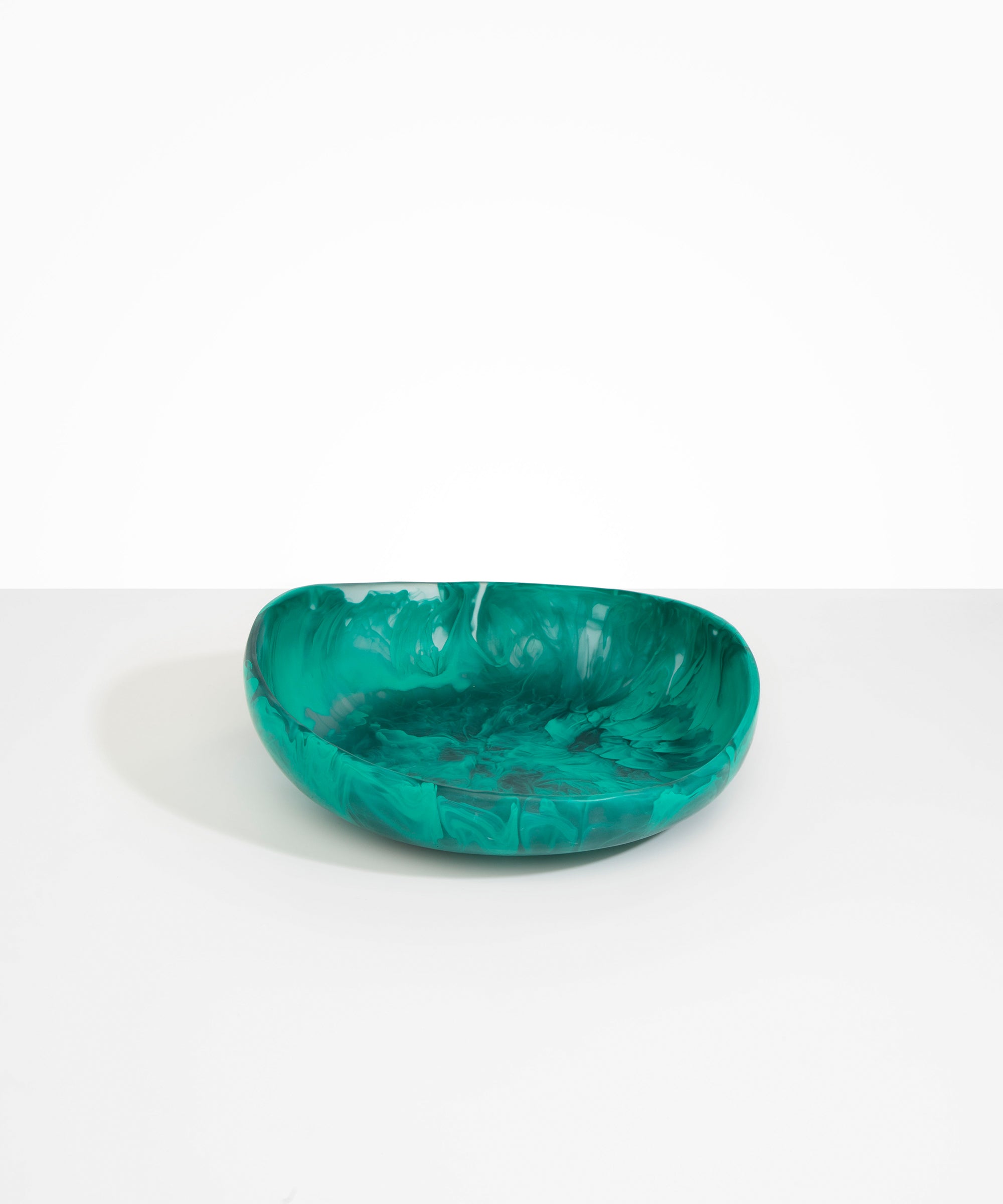 Dinosaur Designs Medium Flow Bowl Bowls in Mineral Swirl color resin