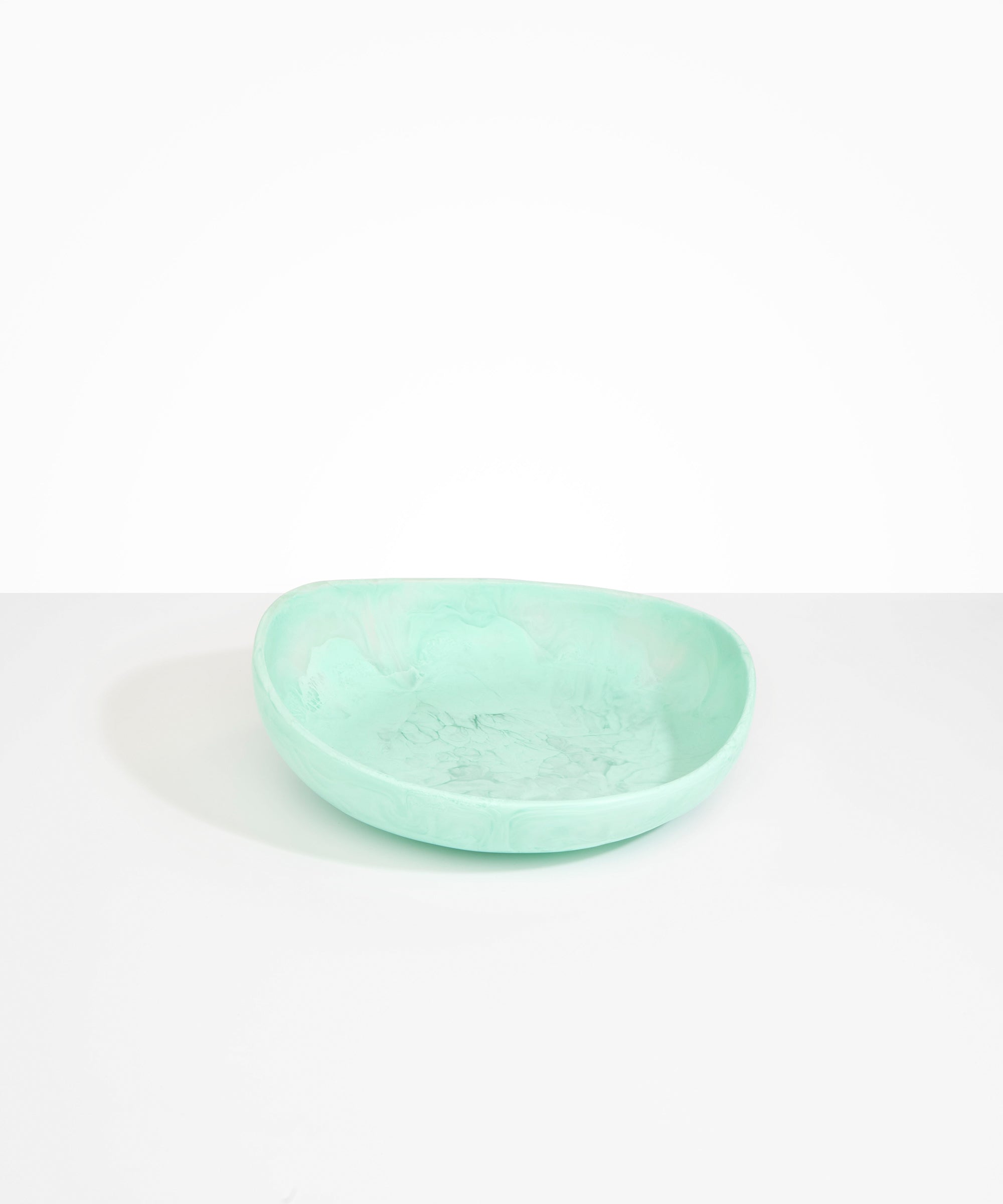 Dinosaur Designs Medium Flow Bowl Bowls in Mint color resin