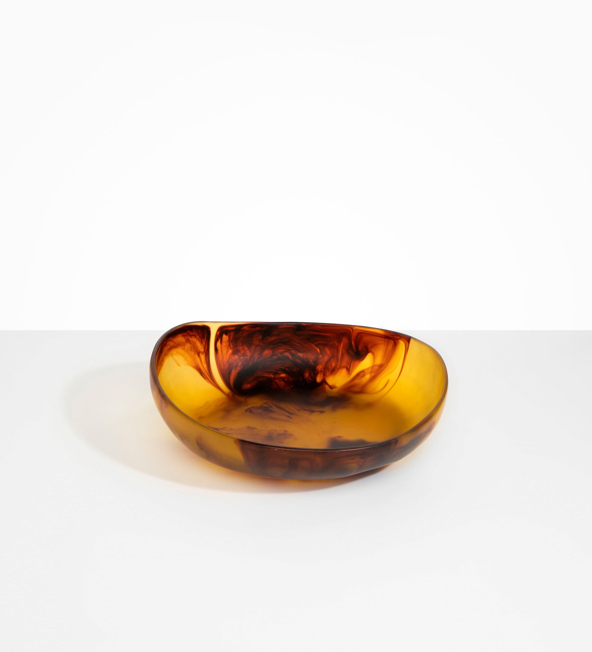 Dinosaur Designs Medium Flow Bowl Bowls in Tortoise color resin