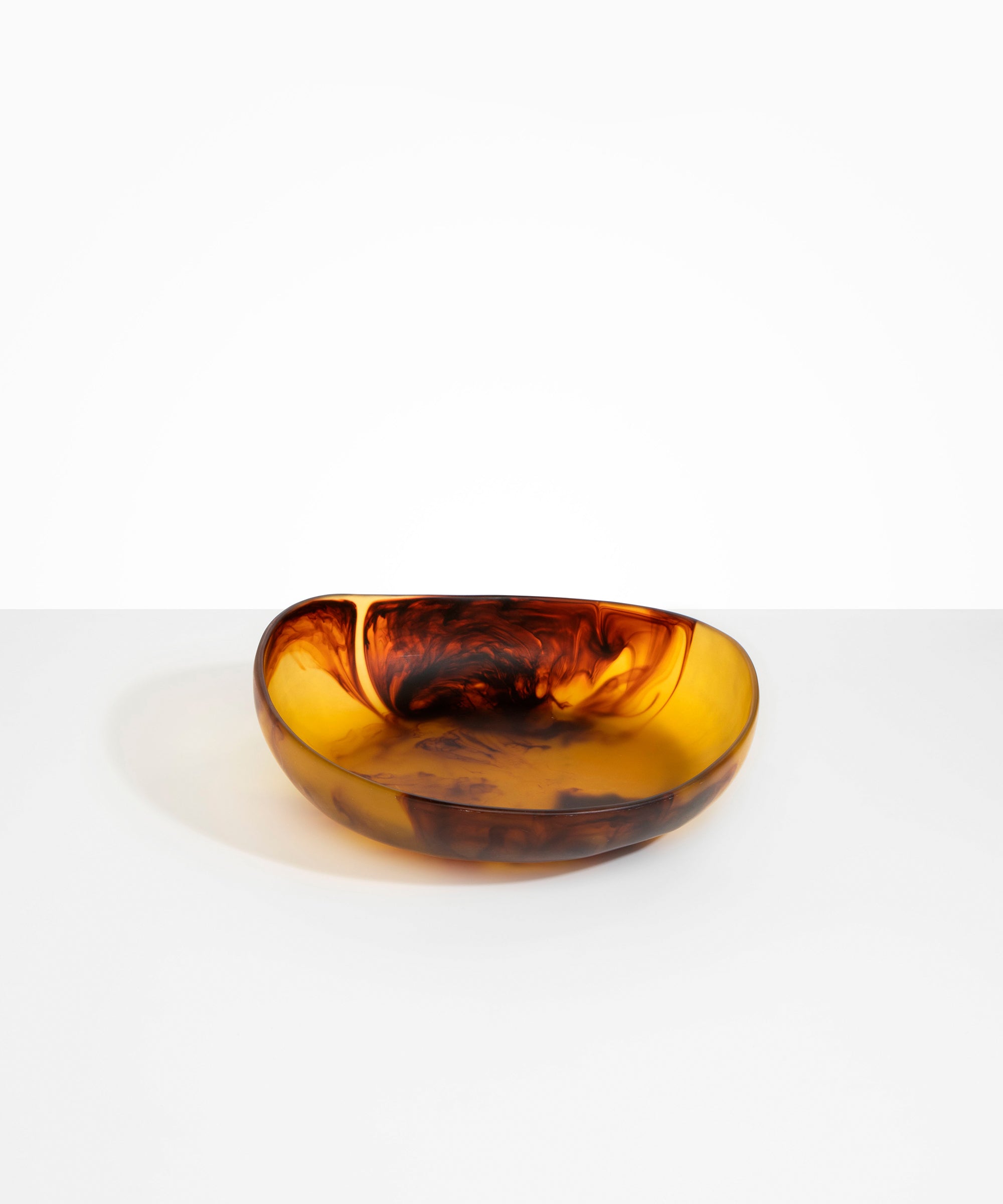 Dinosaur Designs Medium Flow Bowl Bowls in Tortoise color resin