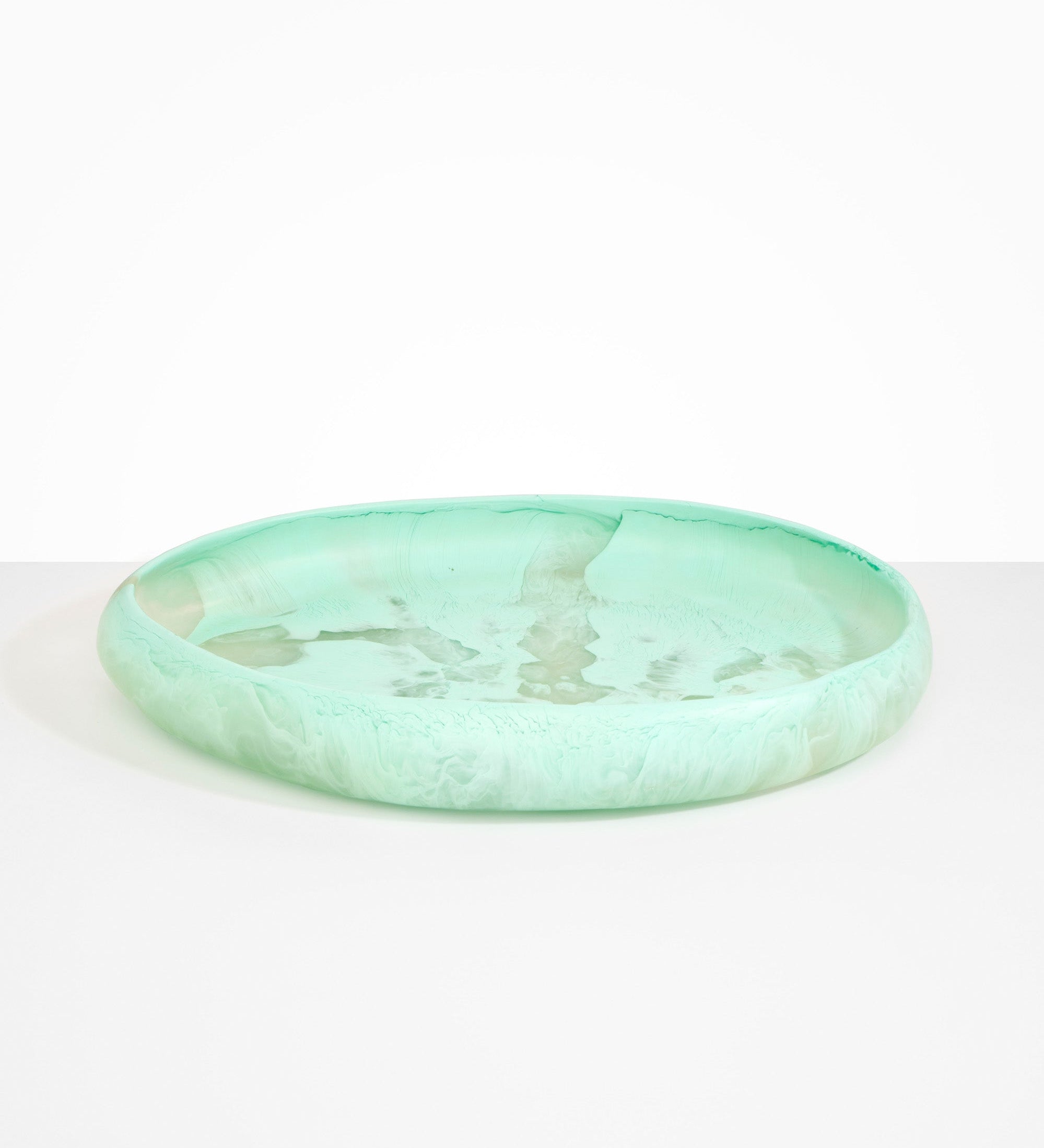 Dinosaur Designs Extra Large Rock Bowl Bowls in Mint color resin 