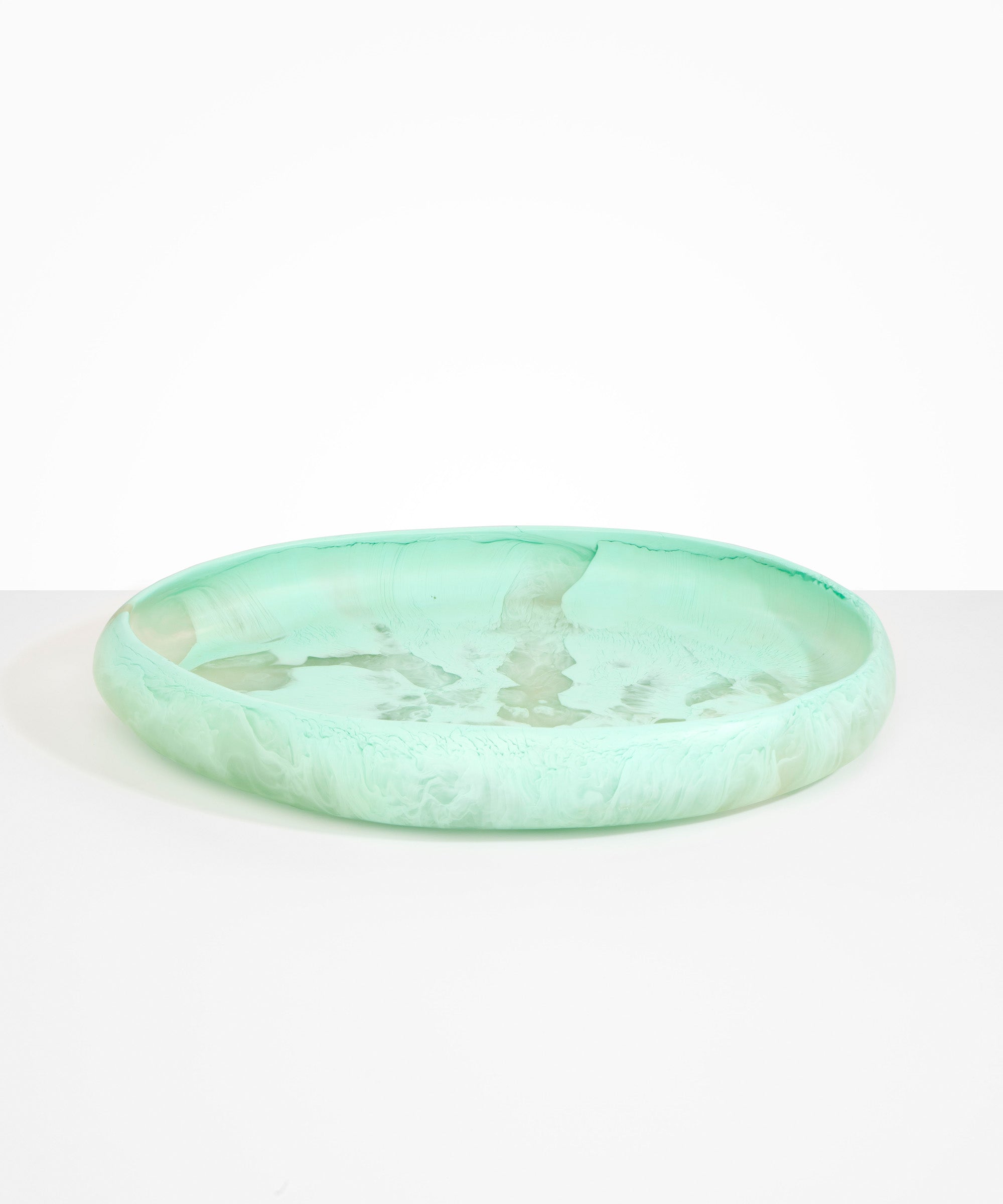 Dinosaur Designs Extra Large Rock Bowl Bowls in Mint color resin