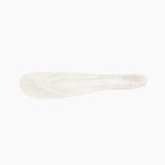 Dinosaur Designs Temple Cake Knife cake knife and server in chalk swirl cream colored resin.