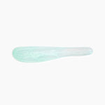 Dinosaur Designs Temple Cake Knife cake knife and server mint blue green colored resin.