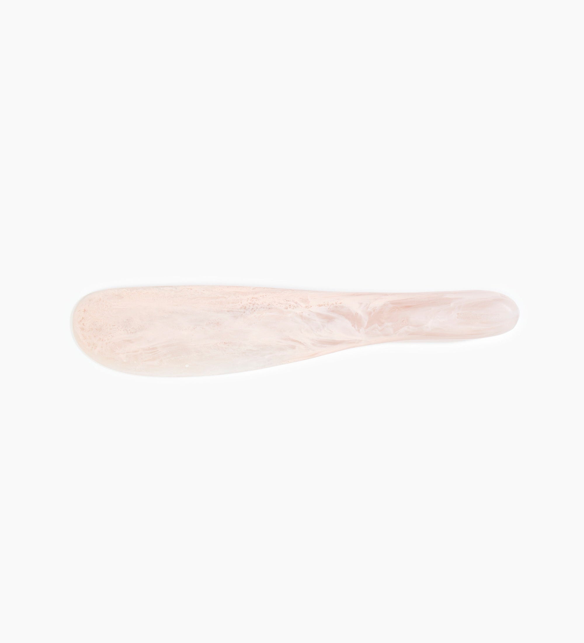 Dinosaur Designs Temple Cake Knife cake knife and server in rose swirl pink colored resin.