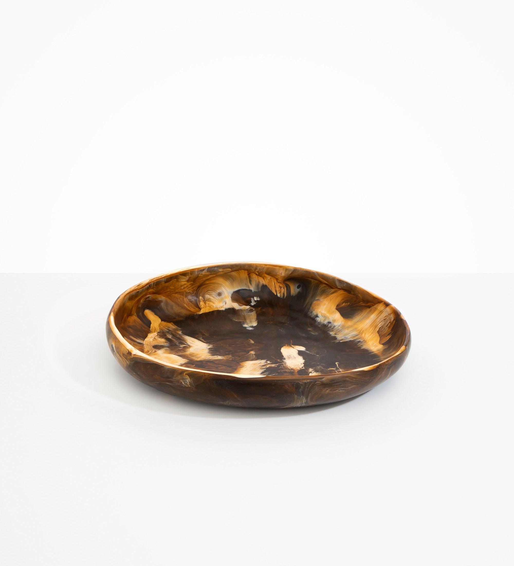 Dinosaur Designs Large Earth Bowl Bowls in Dark Horn color resin