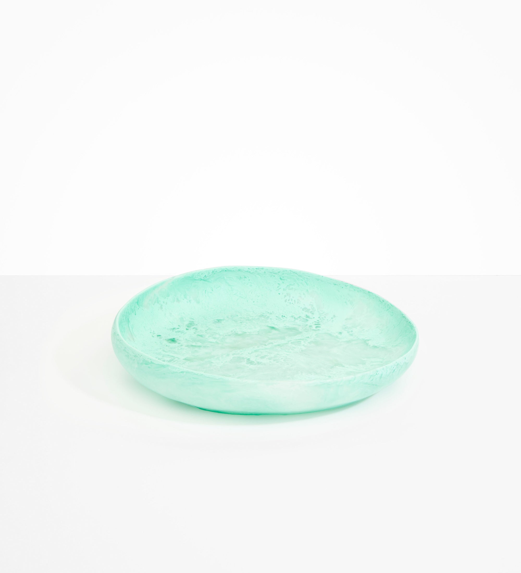 Dinosaur Designs Large Earth Bowl Bowls in Mint color resin