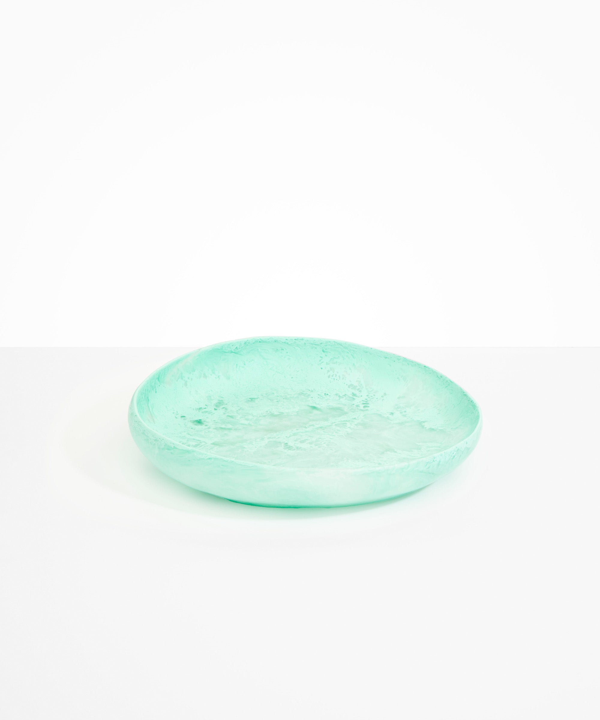Dinosaur Designs Large Earth Bowl Bowls in Mint color resin