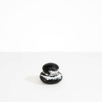Dinosaur Designs Medium Pebble Jar Decorative Jars in Black Marble color resin