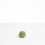 Dinosaur Designs Small Pebble Jar Decorative Jars in Olive color resin
