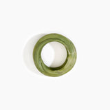 Dinosaur Designs Large Coil Bangle Olive