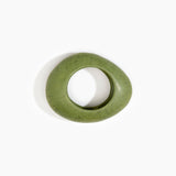 Dinosaur Designs Large Rock Bangle Jewelry in Olive color resin with Wide Fit