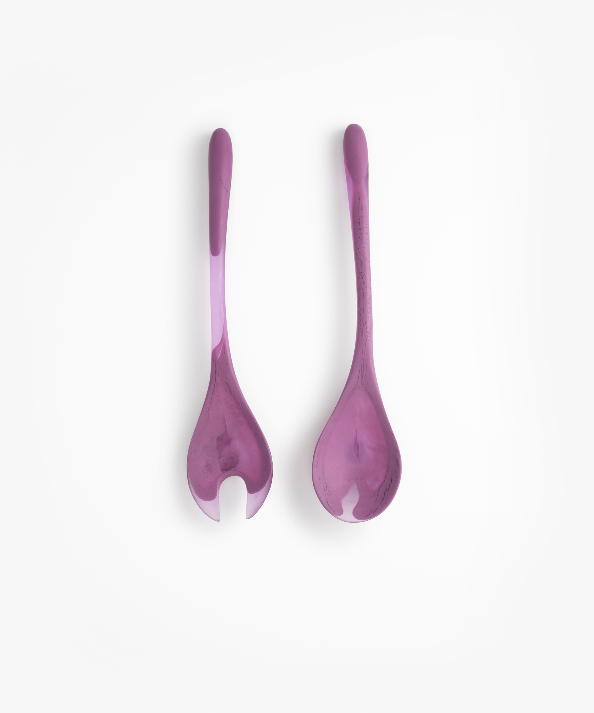 Dinosaur Designs Dew Servers Tableware in Grape Colour resin 