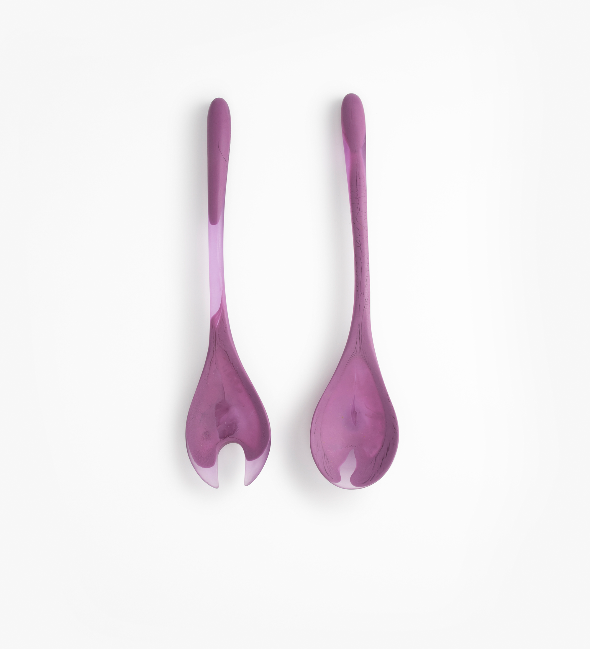 Dinosaur Designs Dew Servers Tableware in Grape color resin 