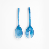 Dinosaur Designs Long Stone Servers Tableware in Sky color resin