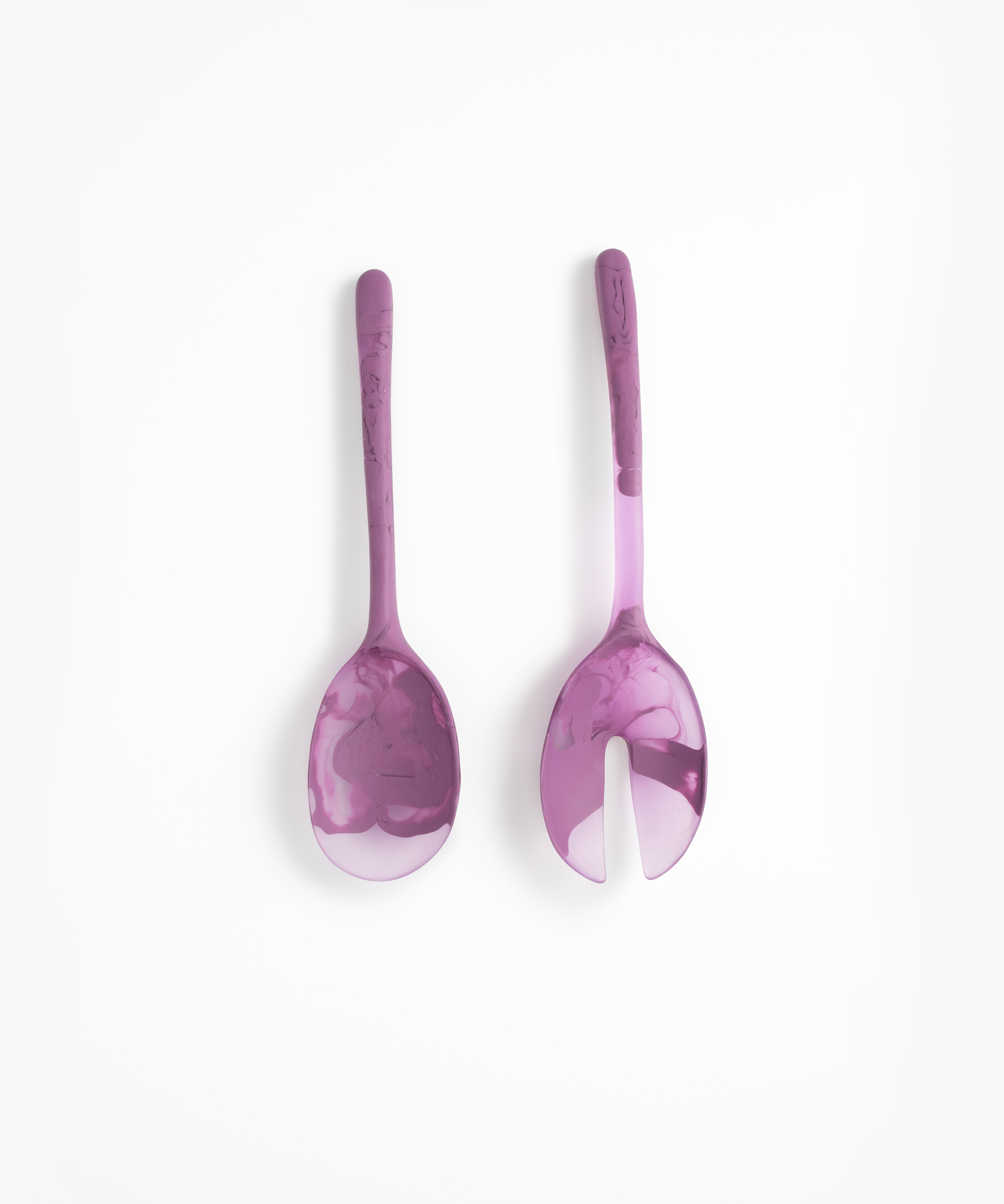 Dinosaur Designs Long Stone Servers Tableware in Grape Colour resin