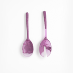 Dinosaur Designs Long Stone Servers Tableware in Grape Colour resin