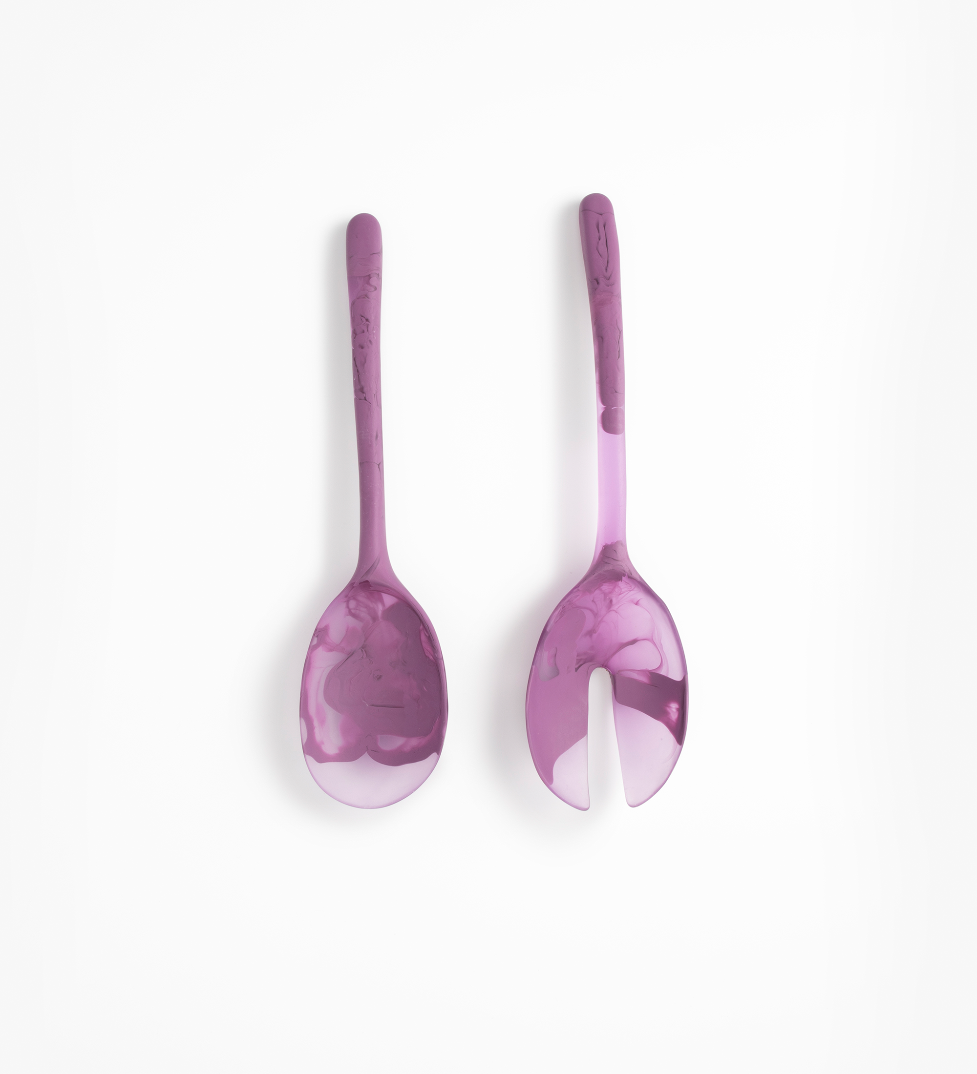 Dinosaur Designs Long Stone Servers Tableware in Grape Colour resin