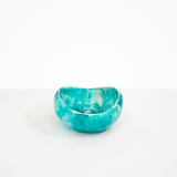 Dinosaur Designs Large Beetle Bowl Bowls in Lagoon color resin