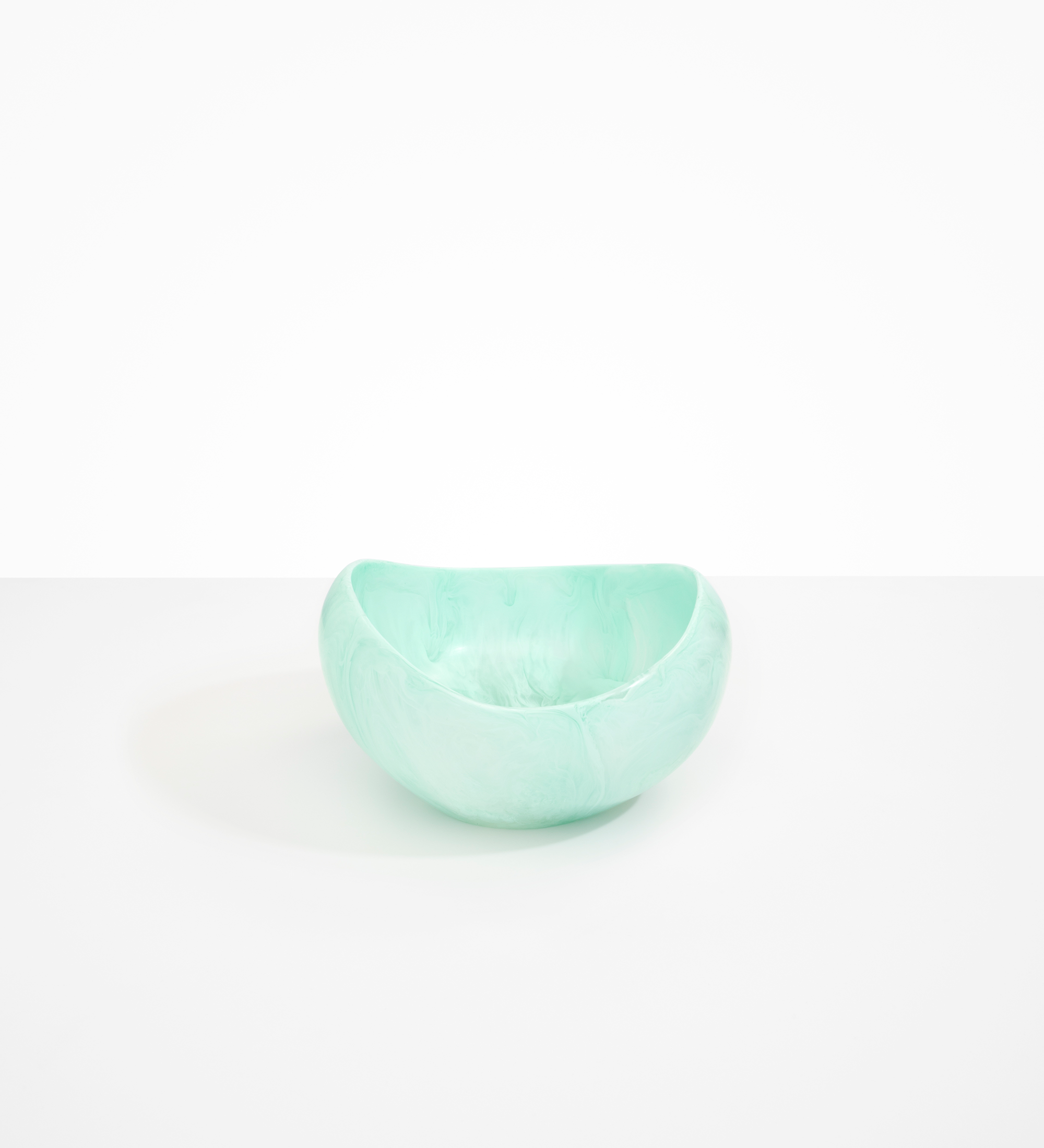 Dinosaur Designs Large Beetle Bowl Bowls in Mint Colour resin