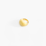 Dinosaur Designs Large Horn Ring Rings in Lemon color resin with Nano-Coated Brass Material