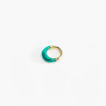 Dinosaur Designs Medium Horn Ring Rings in Mineral Swirl color resin with Nano-Coated Brass Material