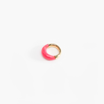 Dinosaur Designs Medium Horn Ring Rings in Parakeet color resin with Nano-Coated Brass Material