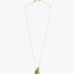 Dinosaur Designs Joie De Vivre Pendant Necklaces in Olive color resin with Gold-Filled Material