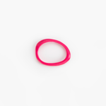 Dinosaur Designs Rock Wishbone Bangle Bracelets in Flamingo color resin with Wide Fit